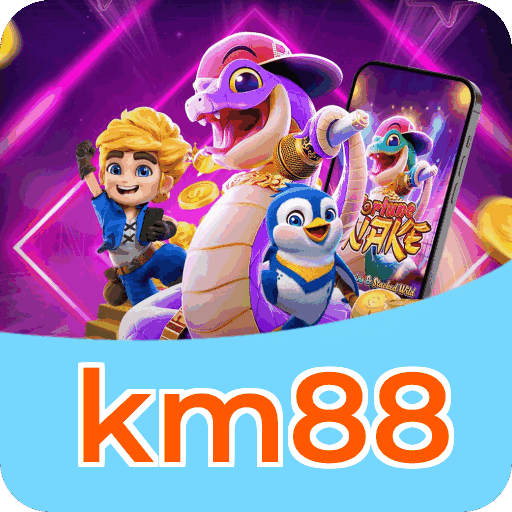 Números do app km88 em material de marketing — ilustração, não auditoria